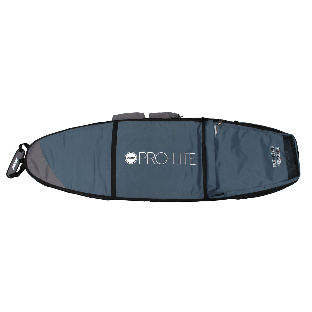 Pro Lite Wheeled Coffin Surfboard Bag 7'0 - Waterproof Padded Travel Cover for 3-4 Boards (Navy/Gray) - Perfect for Surf Trips, Air Travel & Beach Storage