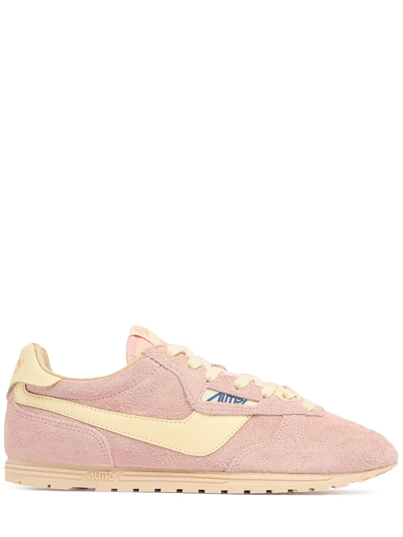 Autry Windspin Low Top Sneakers for Women - Pink Casual Shoes for Walking, Running & Everyday Wear | Comfortable & Stylish Sneakers for Gym, Work & Outfits