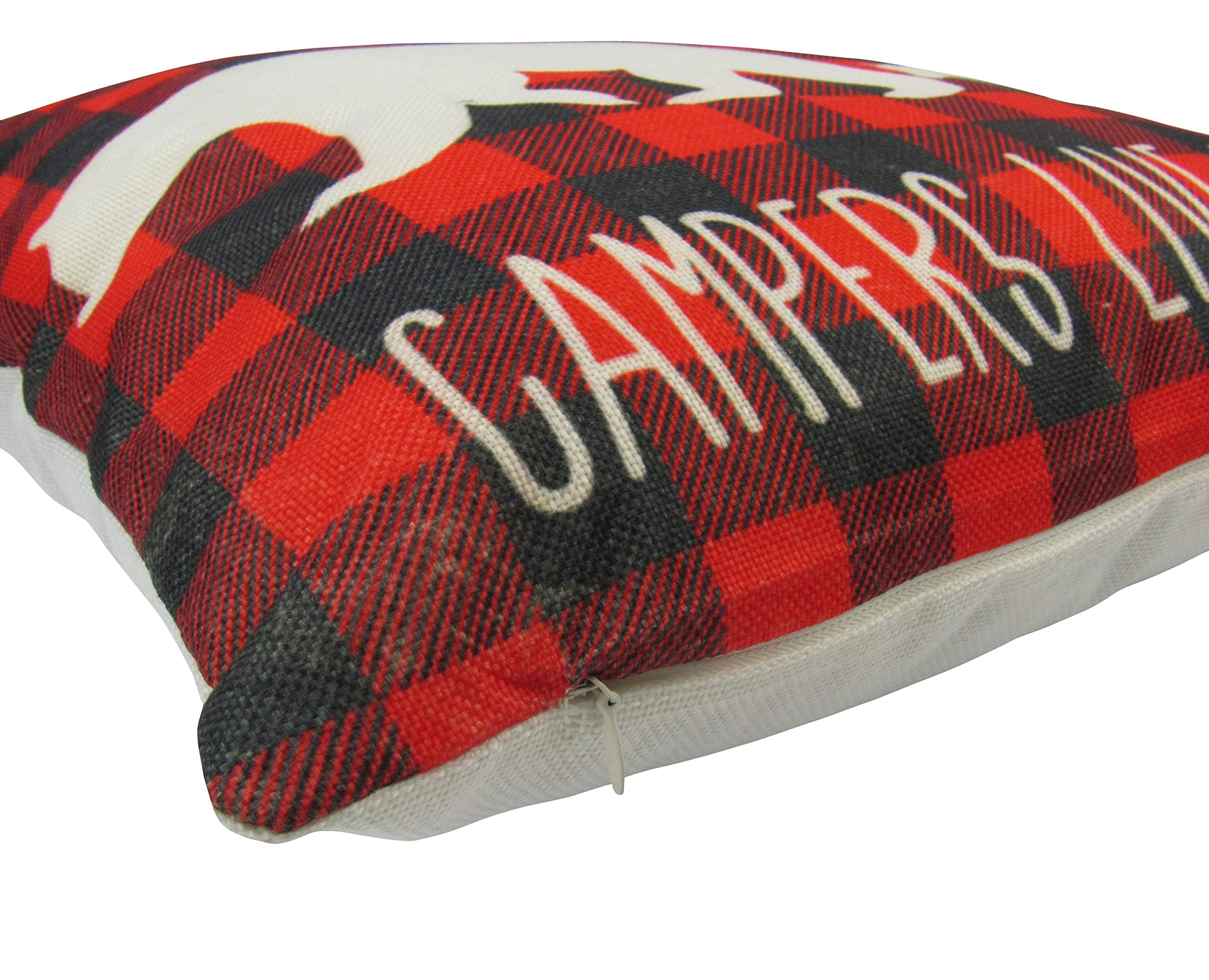 Cozy Plaid Pillow Cover - Cabin & Home Decor for Bedroom & Living Room