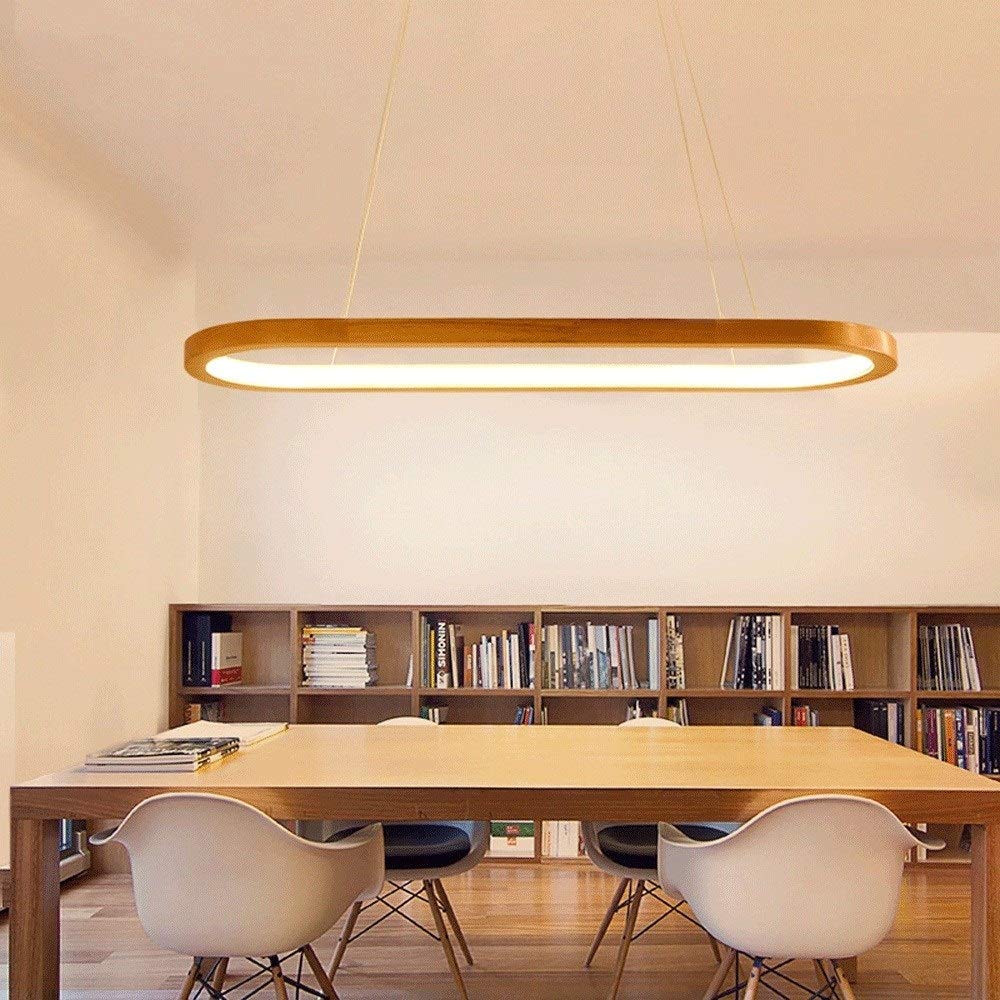 Modern Nordic Style LED Chandelier - Solid Wood Restaurant Pendant Light, Energy Efficient Ceiling Lamp for Bar, Study, Dining Room (A++ Energy Class) | Perfect for Home Decor, Office Lighting & Commercial Spaces