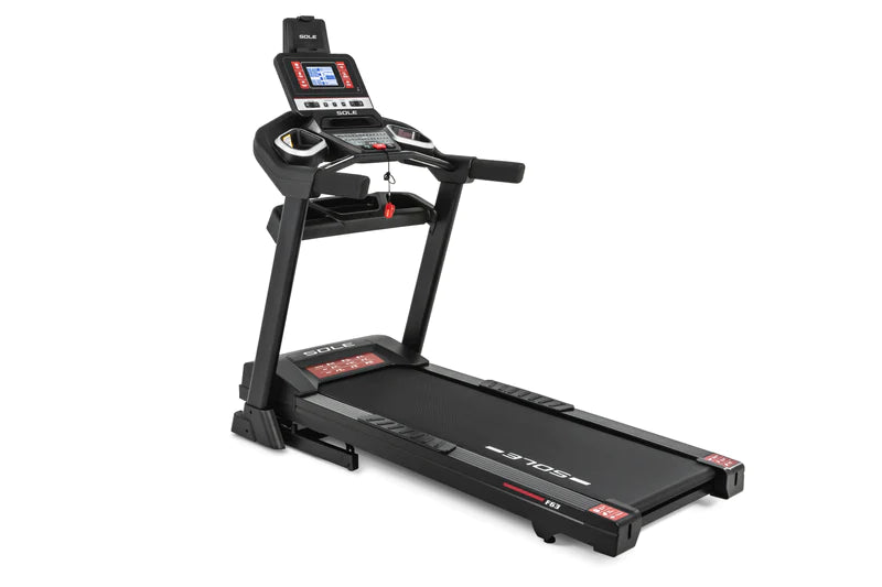 SOLE F63 Treadmill 2024 - Premium Folding Home Exercise Equipment for Running & Walking - Perfect for Home Gym, Cardio Workouts & Indoor Fitness Training