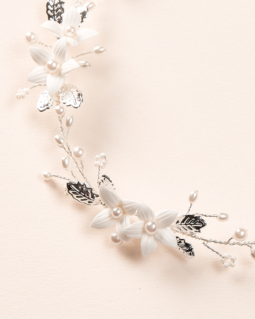 Elegant Spring Floral Hair Vine Headpiece - Boho Wedding Bridal Hair Accessories for Women - Perfect for Garden Parties, Beach Weddings & Special Occasions