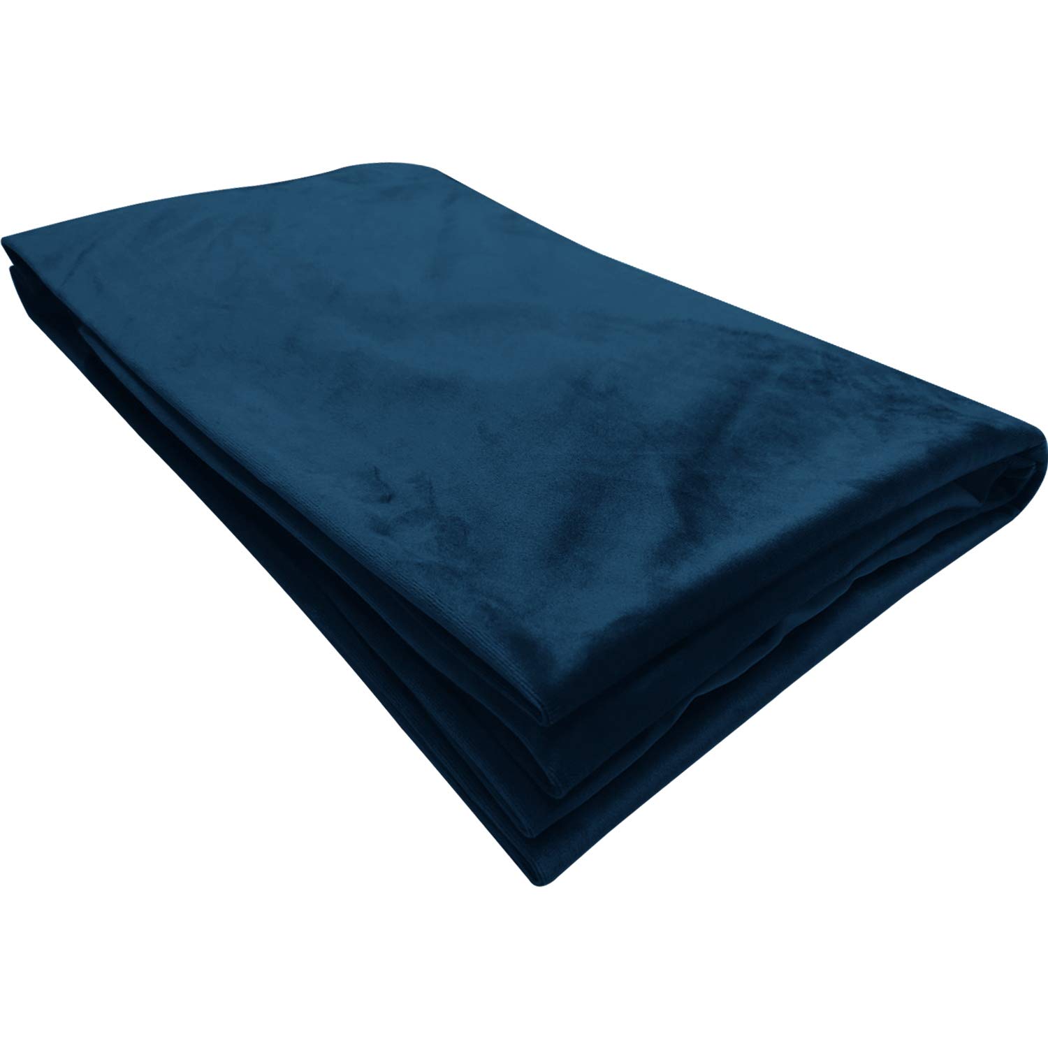 Large Reading Pillow Case - Soft Back Support Headboard Throw Wedge Pillow Cover (Cover Only) - Deep Blue Full Size - Perfect for Reading, Watching TV, and Relaxing in Bed or on the Couch