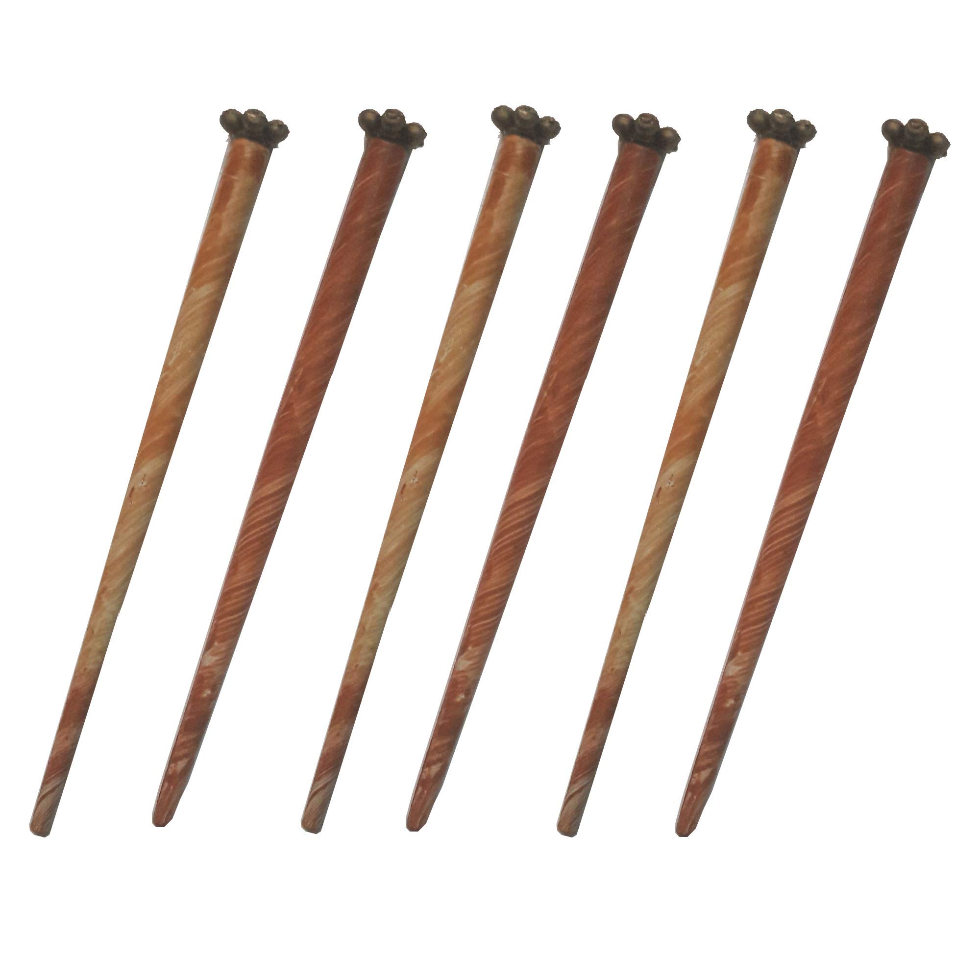 SK Craft Designer Multicolor Rose Gold Stone Hair Stick Set - 6 Pack | Hair Pin, Bun Stick, Juda Stick for Women | Perfect for Weddings, Parties & Everyday Hairstyles