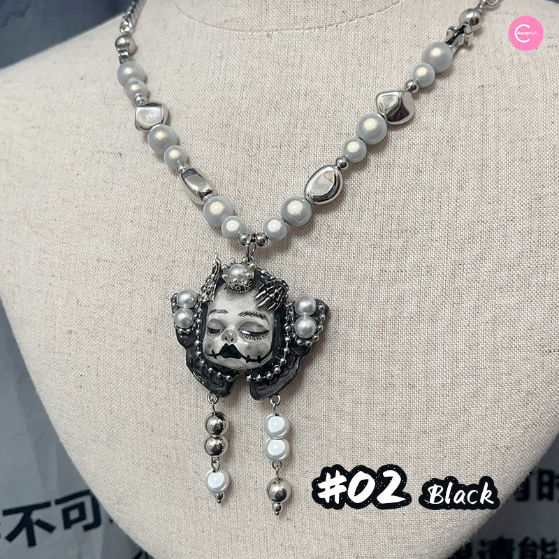 23 Tongsheng Dark Butterfly Necklace - Elegant Gothic Jewelry for Women, Stainless Steel Pendant Necklace for Date Night & Special Occasions