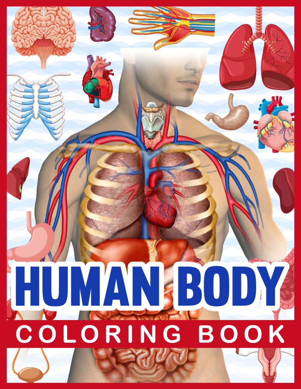 Human Anatomy Coloring Book for Kids & Students - Educational Medical Science Activity Book for High School, Boys & Girls - Perfect Gift for Learning Body Parts & Systems | Ideal for Homeschooling, Classroom & STEM Education