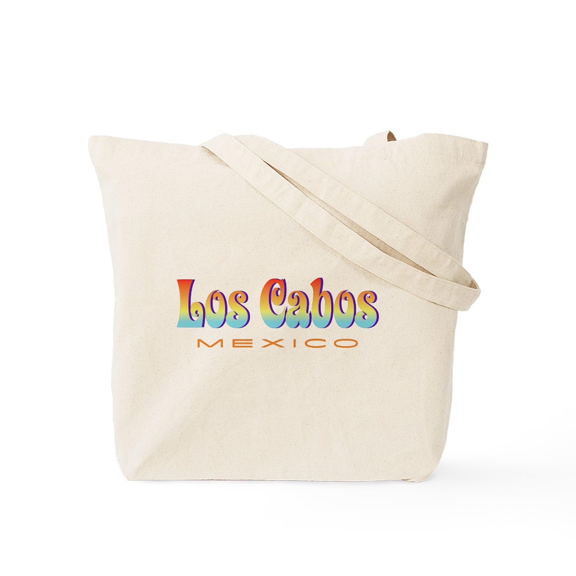 Los Cabos Canvas Tote Bag - Natural Reusable Beach & Shopping Tote - Eco-Friendly Grocery Bag for Beach Trips, Market Runs & Daily Use