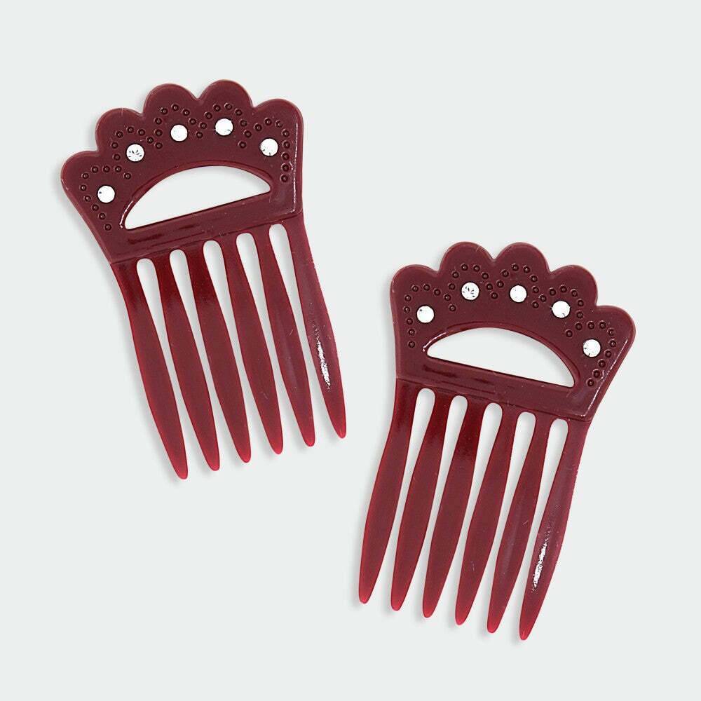 Vintage 1928 Jewelry Classic Double Hair Comb Pins - Elegant Bridal Hair Accessories for Weddings, Proms & Special Occasions