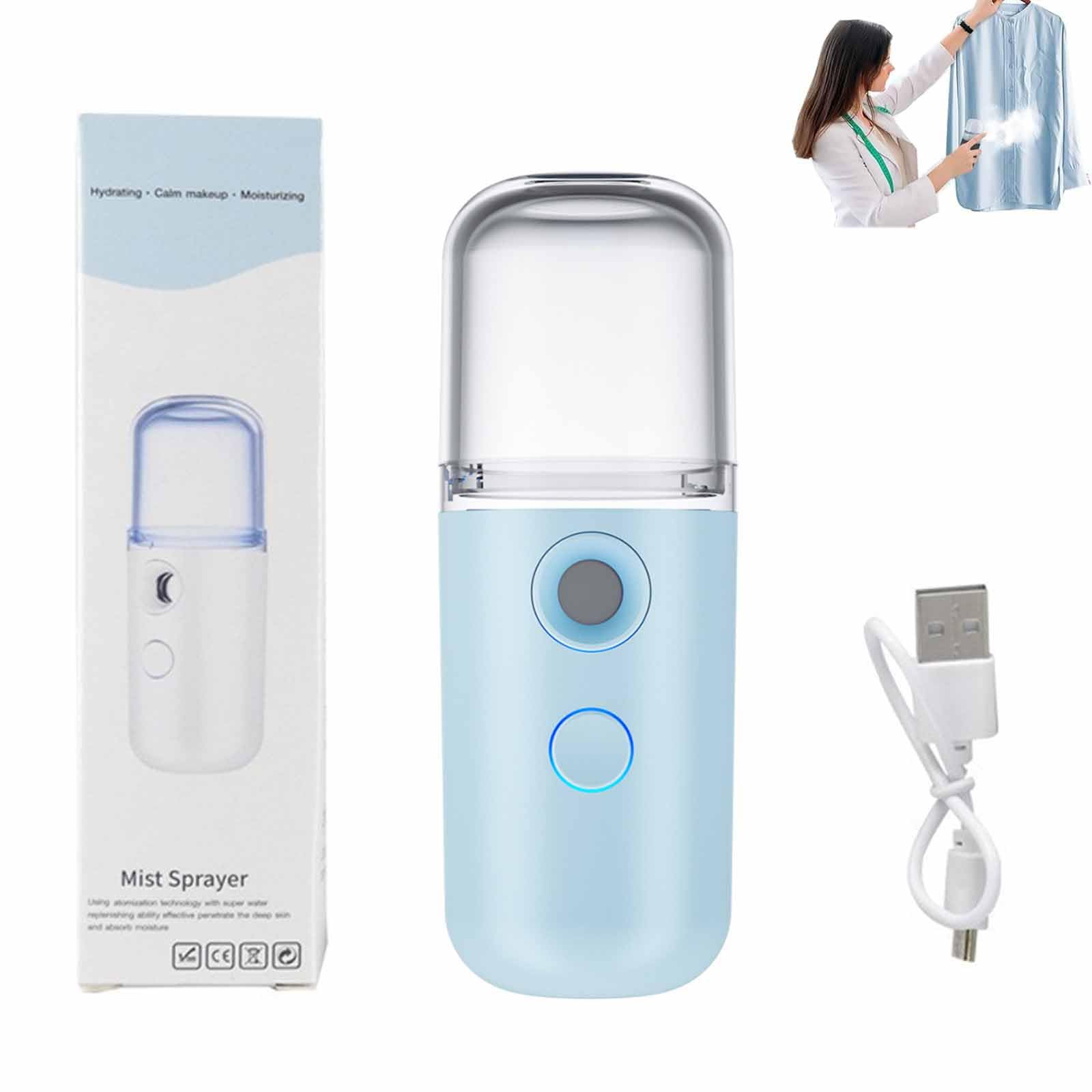 **2024 Mini Travel Steamer for Clothes - Easy Care Sunshine 15s Fast Heat Up Portable Handheld Garment Steamer, Compact & Lightweight for Home, Office, Travel - Perfect for Wrinkles, Dresses, Suits & Delicates (Blue)**