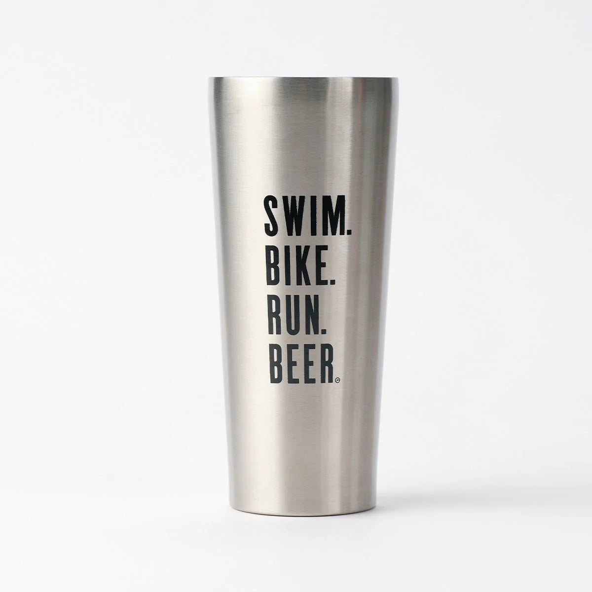 Swim Bike Run Beer Stainless Steel Water Bottle - Durable & Insulated for Sports, Cycling & Outdoor Adventures