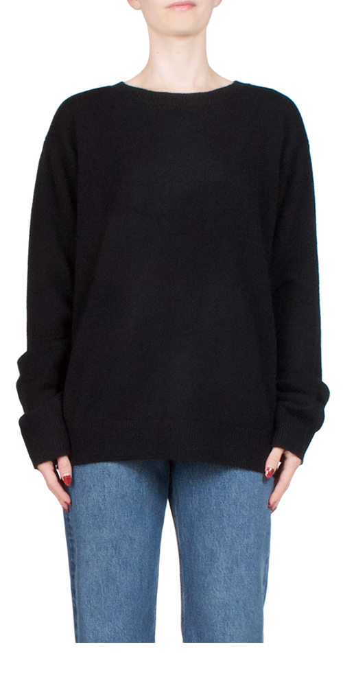 Luxury James Cashmere Sweater for Men - Soft Black Winter Pullover | Warm & Cozy Cashmere Knitwear for Office, Travel & Casual Outfits