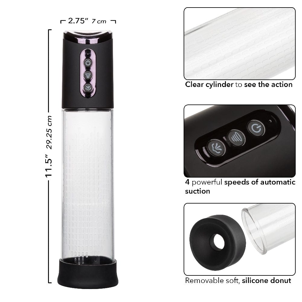 Peak Rechargeable Pump - High Power Electric Air Pump for Inflatables, Bikes, Balls, Pool Floats | Fast Inflation & Deflation | Portable Black/Clear Design | Perfect for Camping, Travel, Sports, and Emergency Use