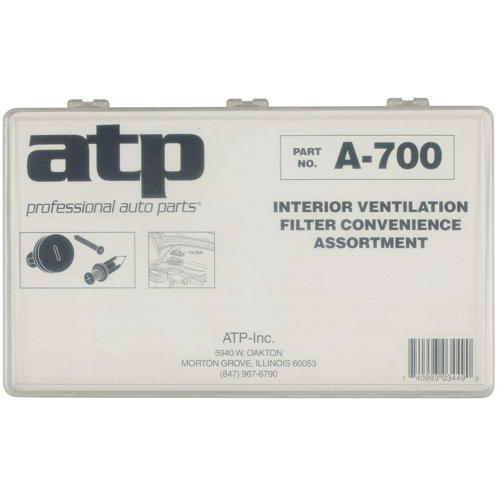 ATP A-700 Premium Cabin Air Filter for Cars & Trucks - Cleaner Air, Reduced Allergens - Ideal for Highway Driving, City Commutes & Allergy Season