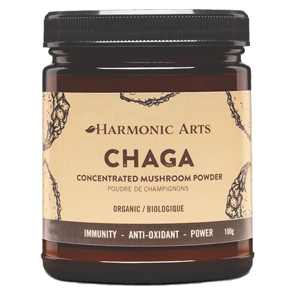 Organic Chaga Mushroom Powder Extract - Immune Support & Antioxidant Boost - Pure Superfood Supplement for Wellness & Energy - Perfect for Coffee, Tea, Smoothies & Baking