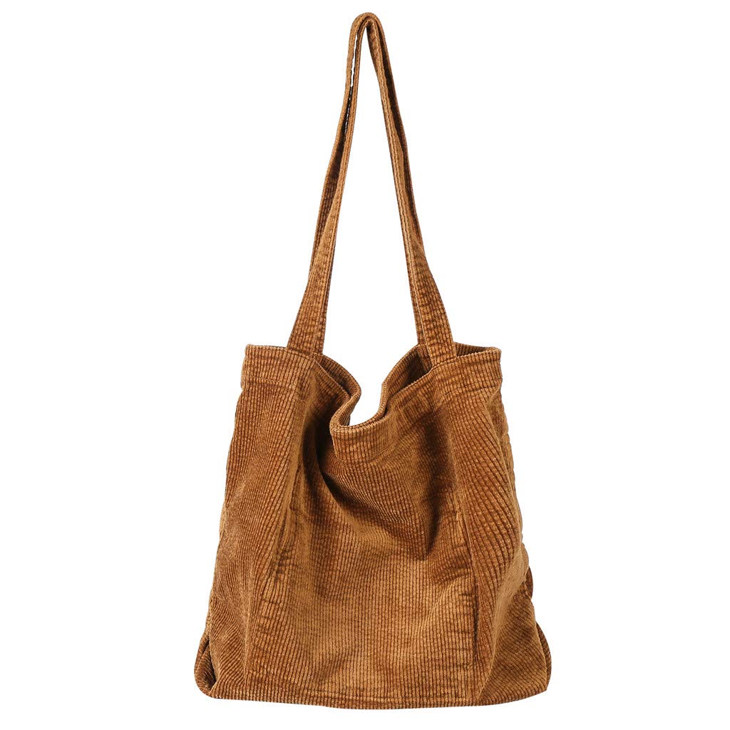 Stylish Women's Corduroy Hobo Shoulder Bag - Casual Tote & Shopper Handbag for Everyday Use, Work, and Travel