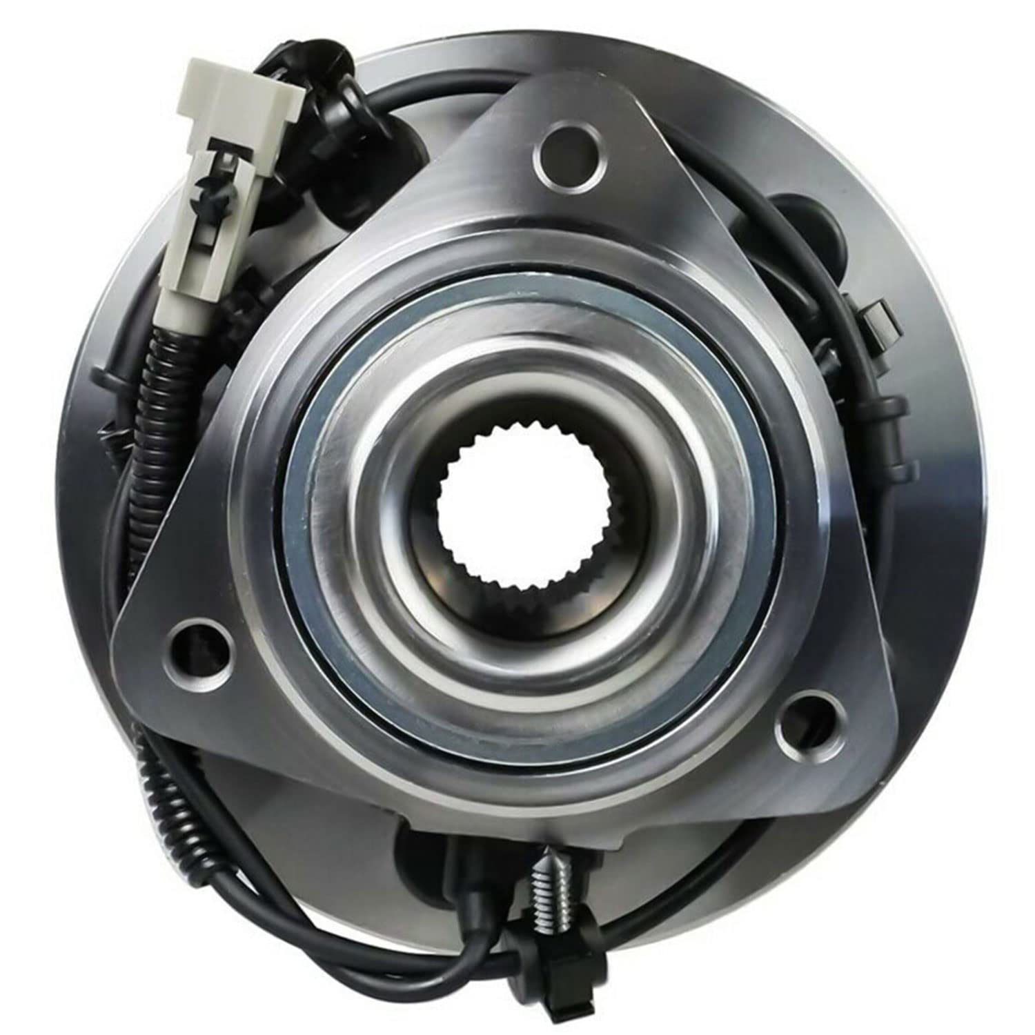 Jeep Commander & Grand Cherokee Front Wheel Bearing and Hub Assembly 5-Lug w/ABS - 4WD Compatible (2-Piece Set) - Perfect for Off-Roading, Daily Commuting & Vehicle Maintenance