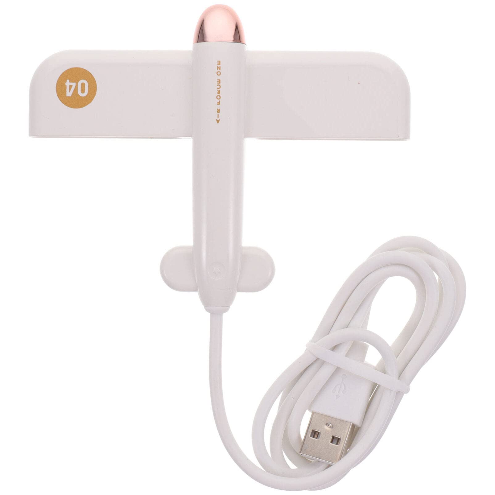 Mikikit 4-Port USB 2.0 Hub - High Speed Multi USB Port Hub Splitter for Laptop, PC, Desktop - White | Perfect for Home Office, Gaming Setup & Multiple Device Charging