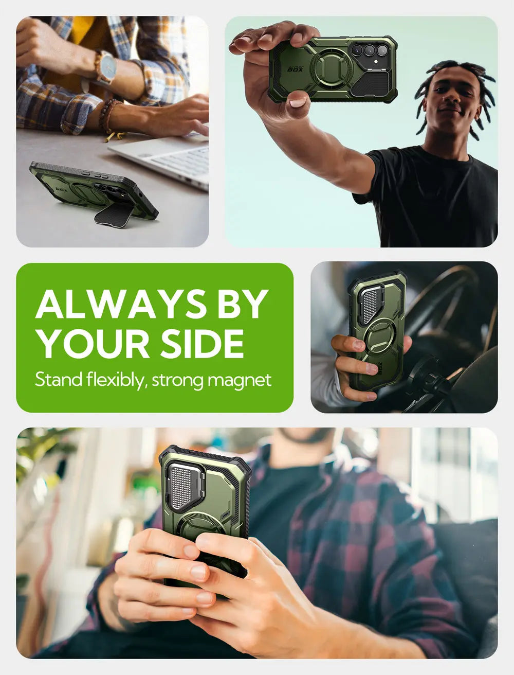 Galaxy S25 Plus Case - BLASON Armorbox Full Body Protective Cover with Military-Grade Drop Protection | Perfect for Outdoor Activities, Travel & Daily Use