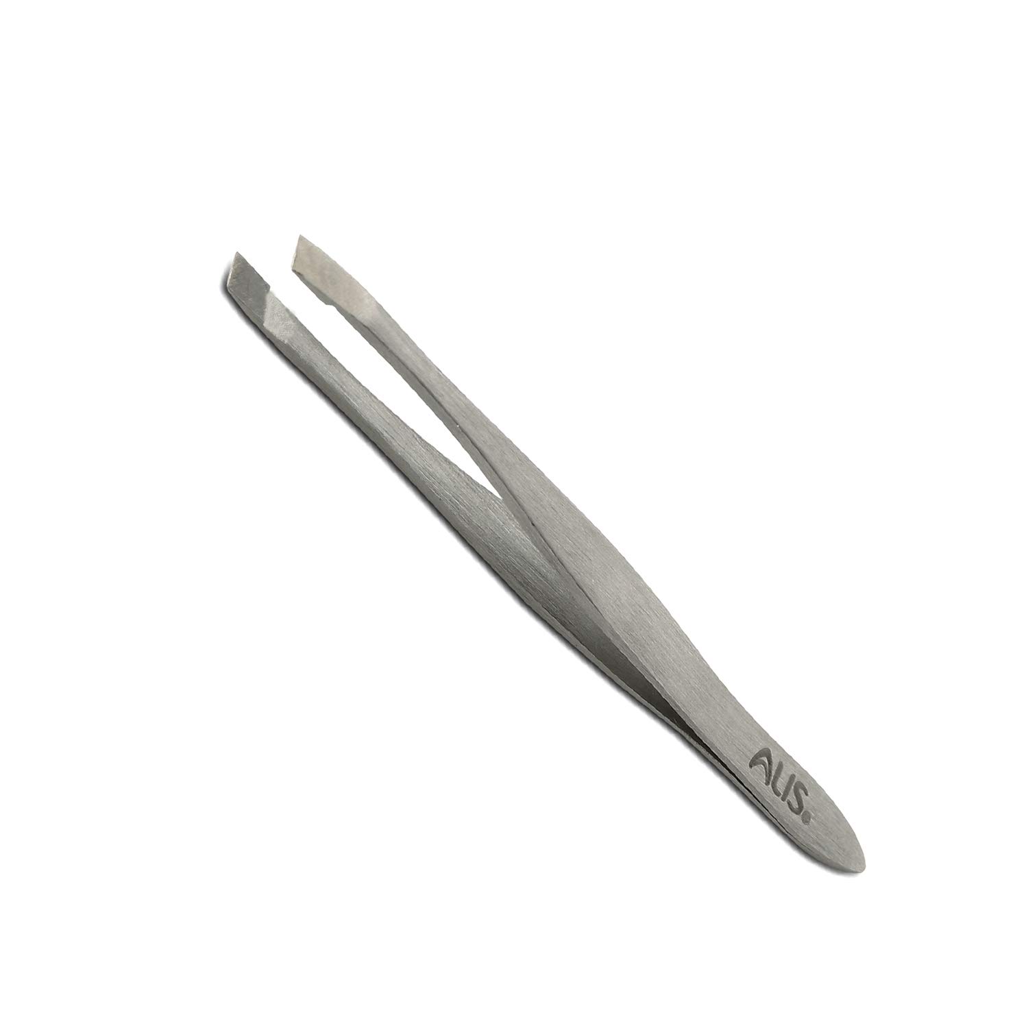 Precision Slant Tip Tweezer & Scissor Set for Moustache, Beard, Eyebrow & Nose Hair Trimming - Perfect for Upper Lip & Eyebrow Grooming at Home or Salon
