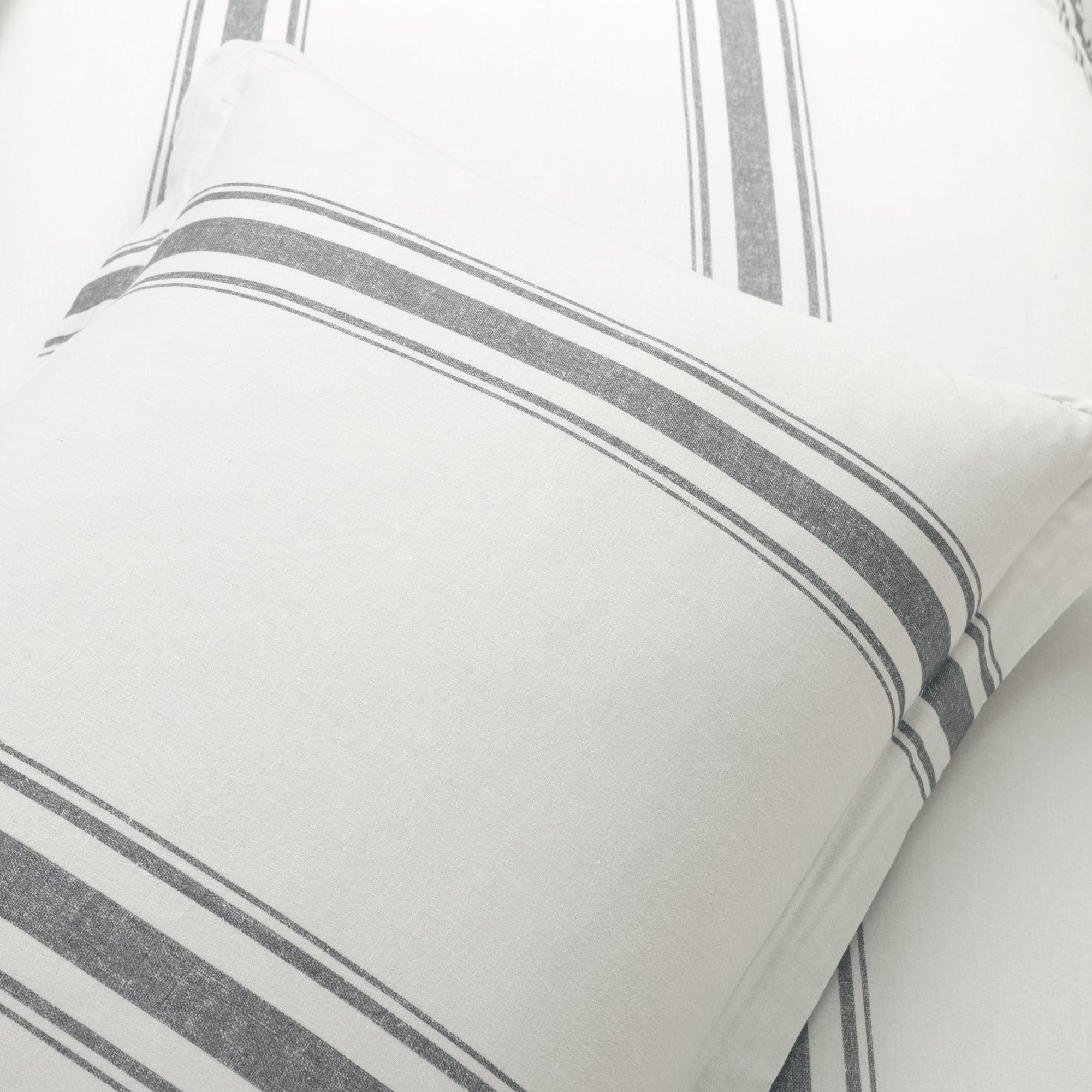 Farmhouse Stripe 100% Cotton Duvet Cover Set - Soft & Breathable Bedding for Cozy Bedroom Decor - Perfect for Guest Rooms, Master Bedrooms & Vacation Homes