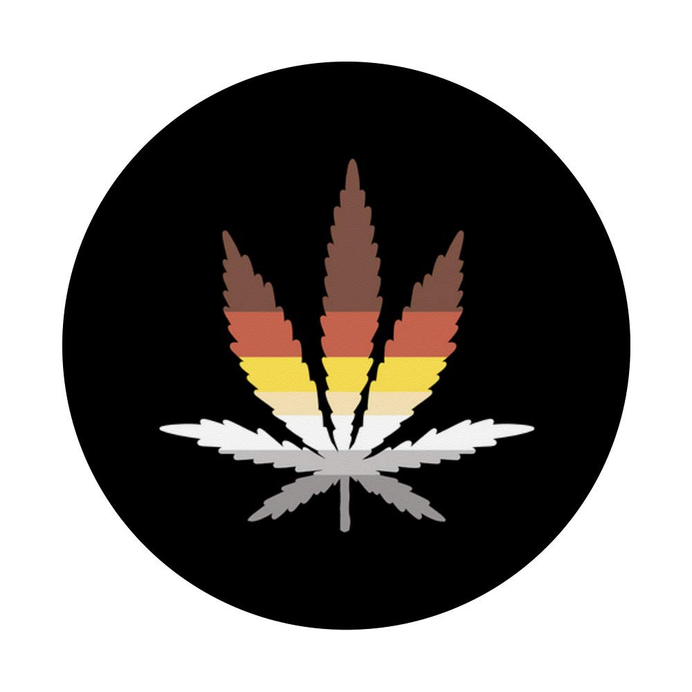 **Rainbow Weed Leaf Cannabis PopSocket - LGBTQIA+ Pride Phone Grip & Stand for iPhone, Samsung, Tablets - Perfect for Festivals, Parades & Daily Use**