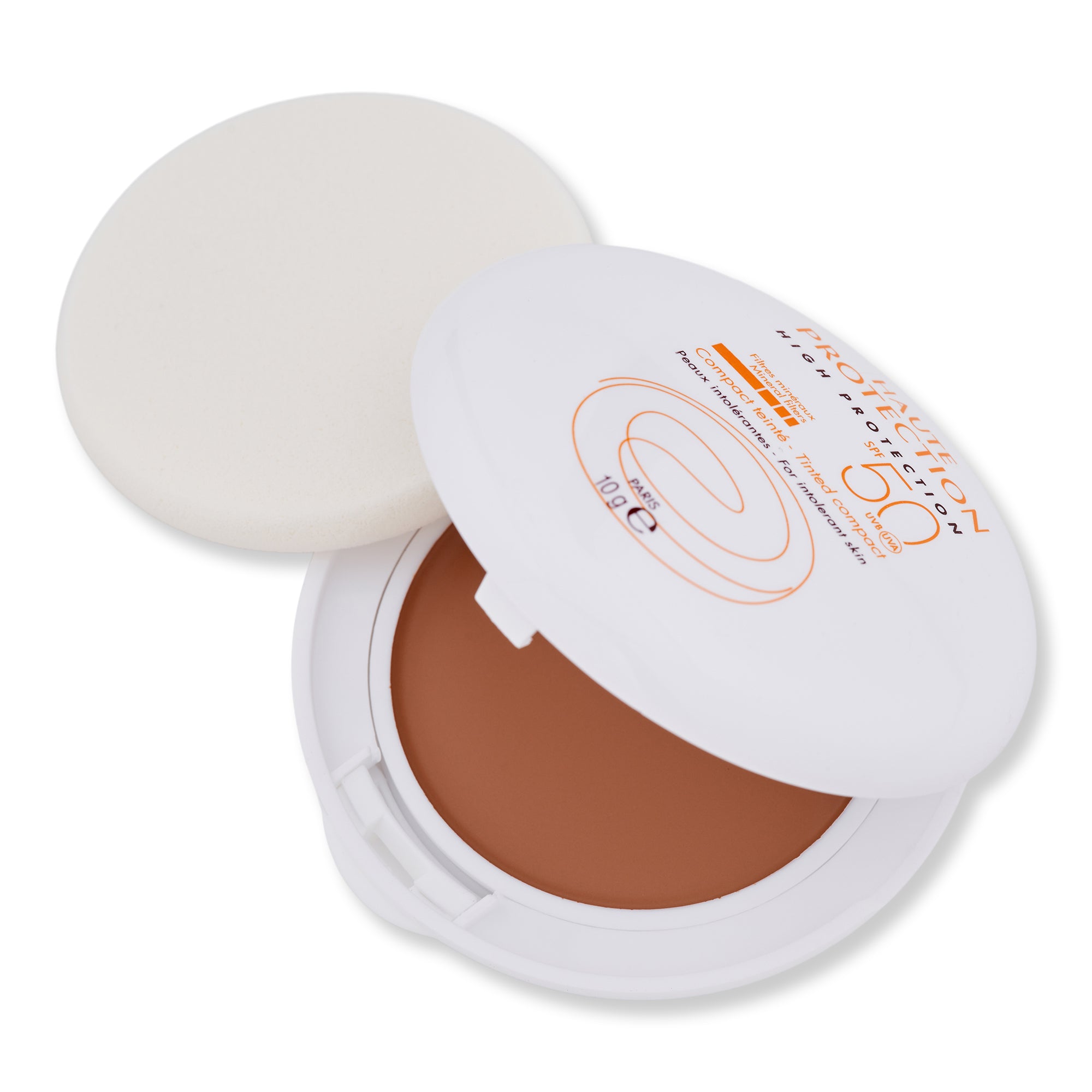 Avene Mineral Tinted Compact SPF 50 Sunscreen - Oil-Free Matte Finish for Sensitive Skin | Daily Sun Protection & Light Coverage for Face | Perfect for Outdoor Activities & Everyday Wear
