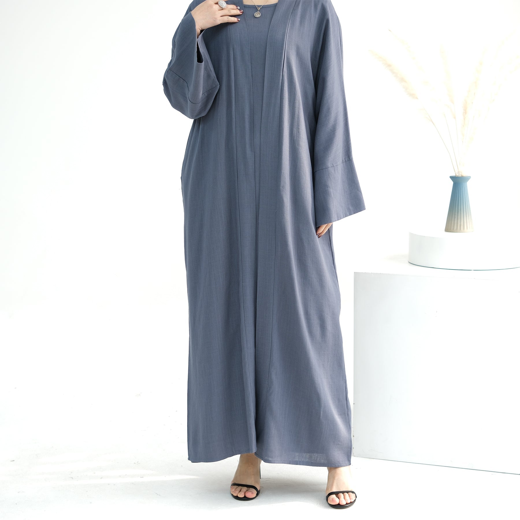 Aviella Linen Set - Soft & Breathable Denim Outfit for Women | Perfect for Summer, Casual Wear & Beach Vacations