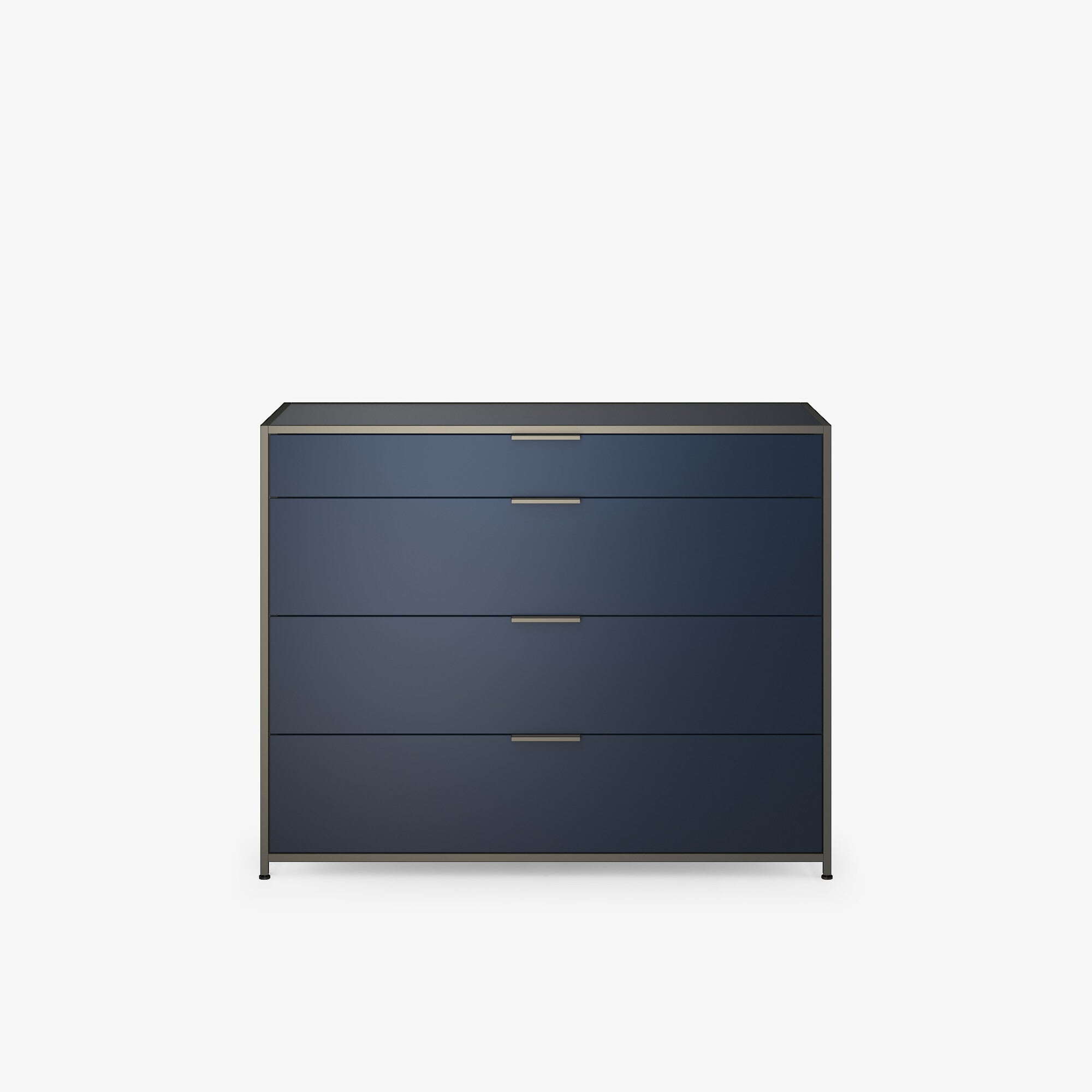 Dita Sideboard Unit with 4 Drawers - Modern Storage Cabinet for Living Room, Dining Room & Entryway Organization