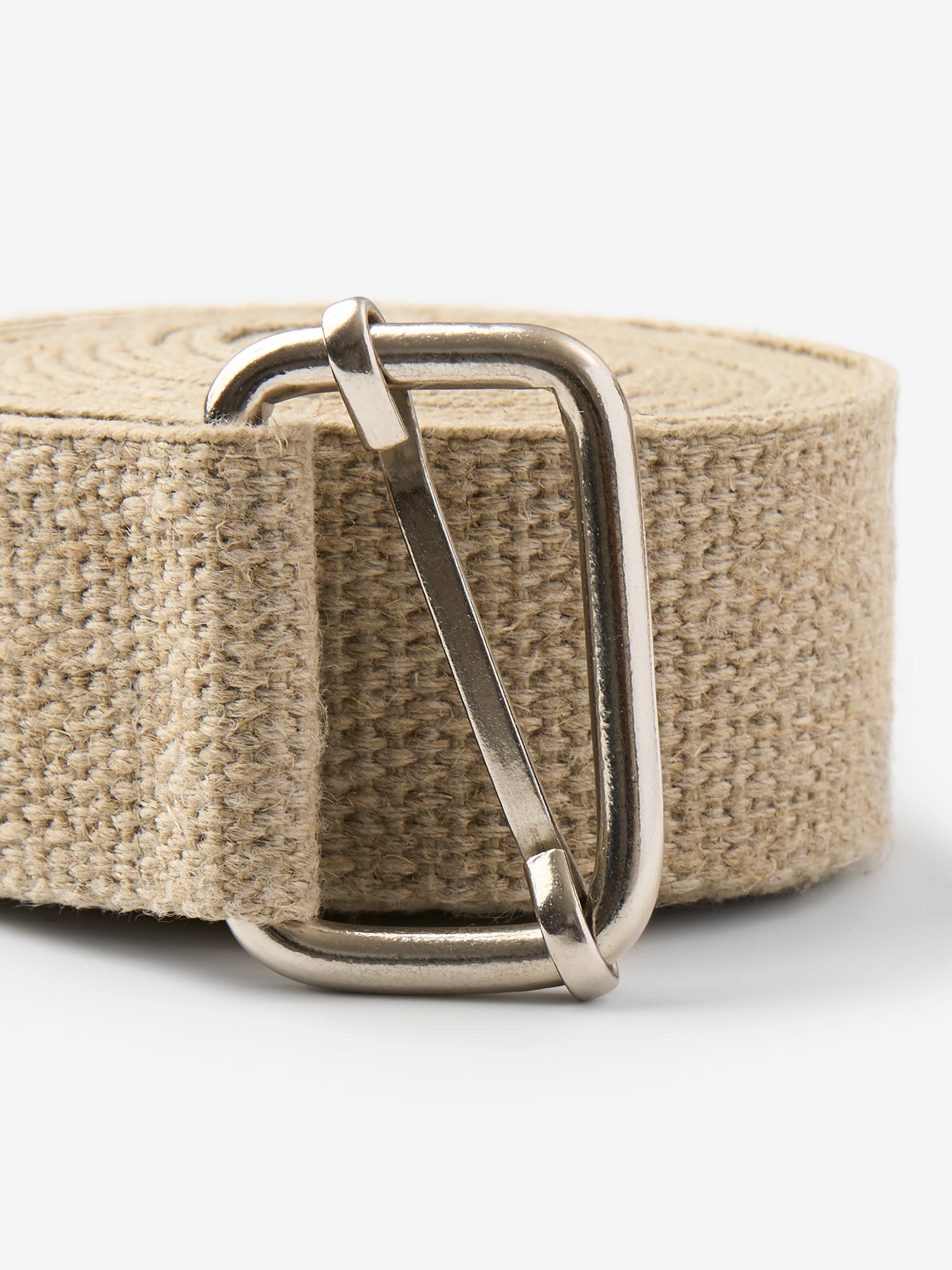 Yogamatters Natural Hemp Yoga Belt for Stretching, Flexibility & Pilates - Eco-Friendly Yoga Accessory for Home & Studio Practice