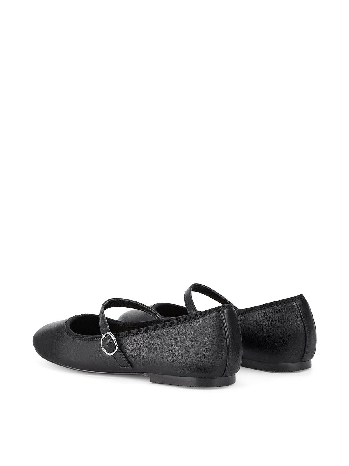 Bailey Flats Black Leather Women's Shoes - Comfortable & Stylish Slip-On Flats for Work, Office, and Casual Wear