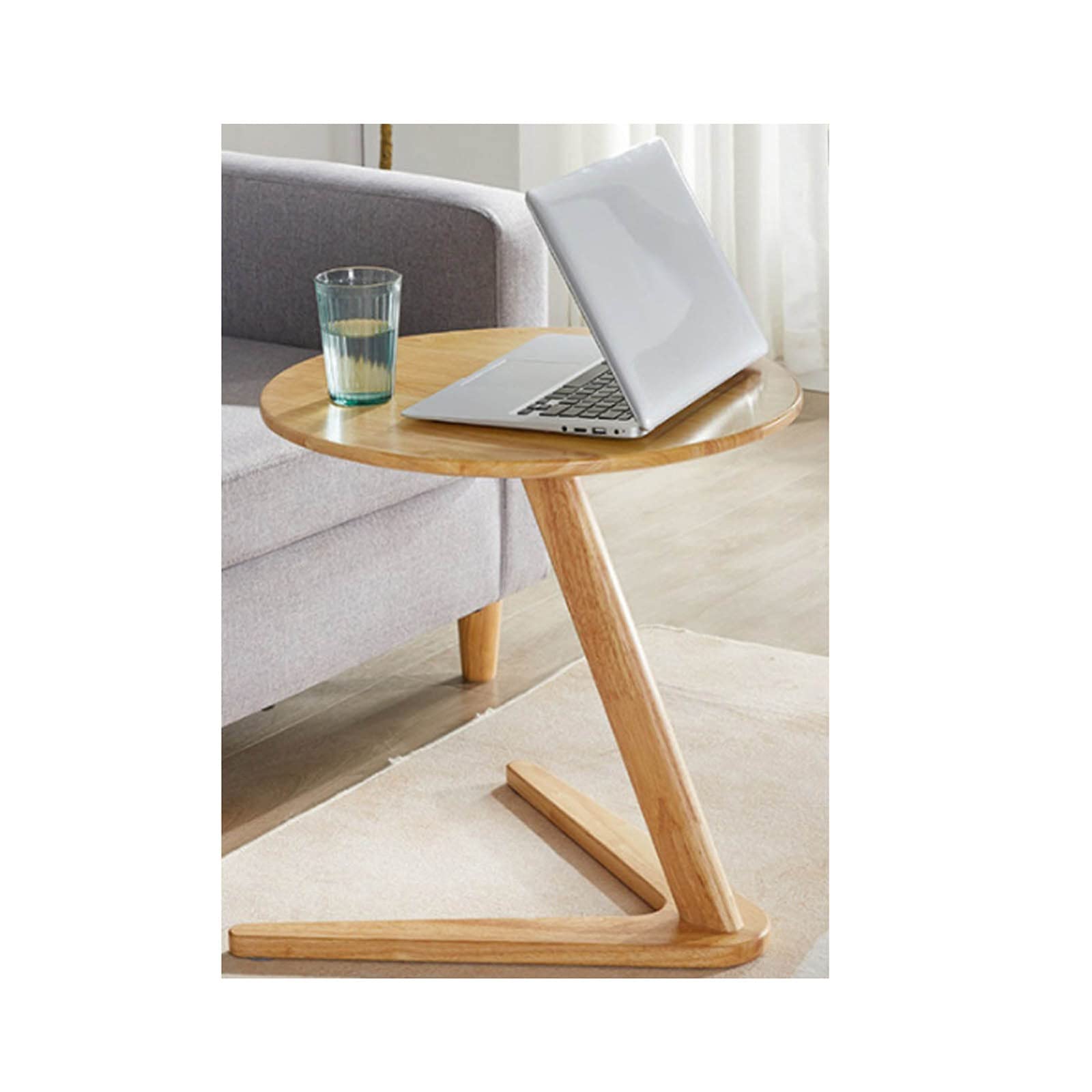 Round Dining Table - Small Kitchen & Living Room Table, Compact Office & Coffee Meeting Table for Indoor & Outdoor Use - Perfect for Apartments, Cafes, and Small Spaces