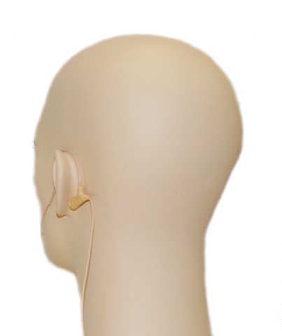 U-VOICE UVS70DTF-SH4 Detachable Earhook Headset Microphone with Cable & Frame - Compatible with Shure Wireless Mic Systems - Perfect for Live Performances, Public Speaking & Broadcast Studios