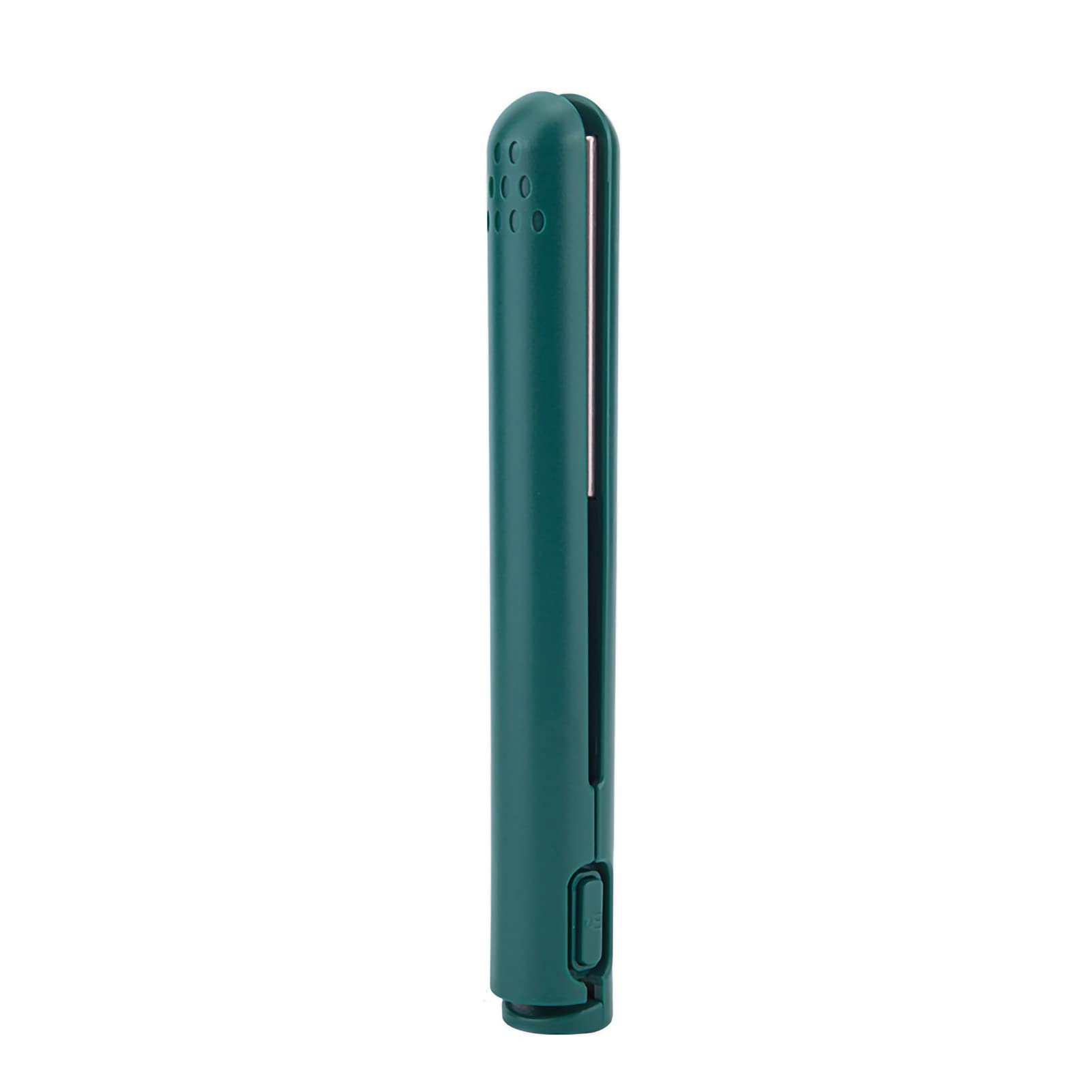 Professional Flat Iron Hair Straightener - Smooth & Gentle No Damage Ceramic Plates, Smart Keep Warm Function for Straight & Curly Hair (Green) | Perfect for Home Use, Salon Styling & Travel
