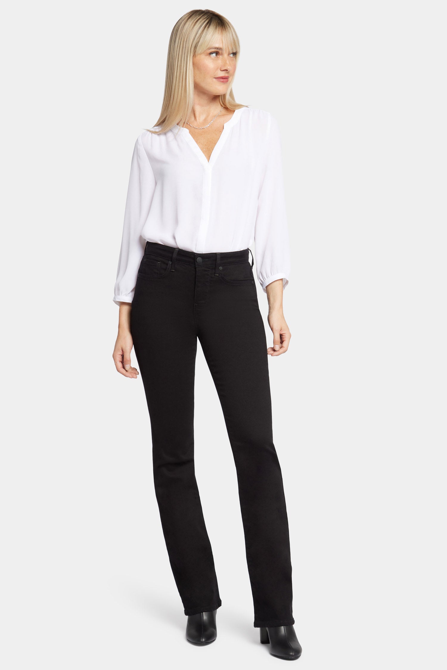 Barbara Bootcut Jeans for Women - Tall Length, Classic Black Denim Pants for Casual Wear & Everyday Outfits