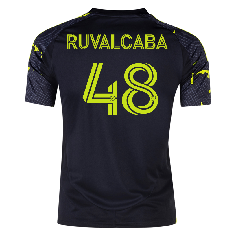 Adidas Columbus Crew Cesar Ruvalcaba Away Jersey 25/26 - Black & Yellow Soccer Jersey for Men - Perfect for Matchdays, Fan Events & Sports Collectors