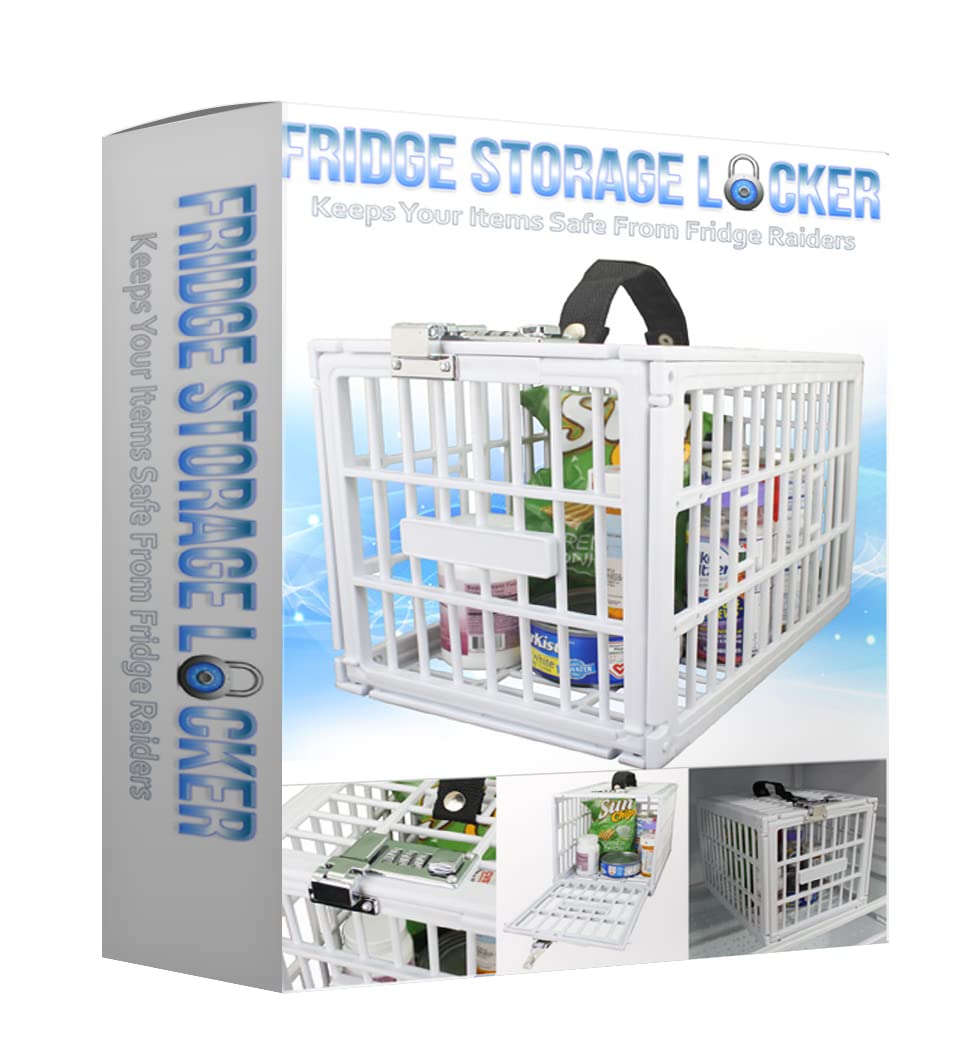 5-Star Fridge Safe Box Locker - Secure Food Storage Container for Refrigerator | Perfect for Offices, Dorms & Travel | BPA-Free & Leakproof Design