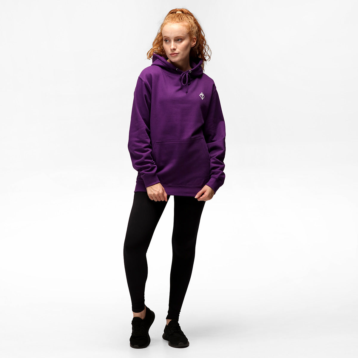 Purple Diamond Hoodie - Soft & Stylish Unisex Pullover for Men & Women | Perfect for Casual Wear, Gym, and Outdoor Activities