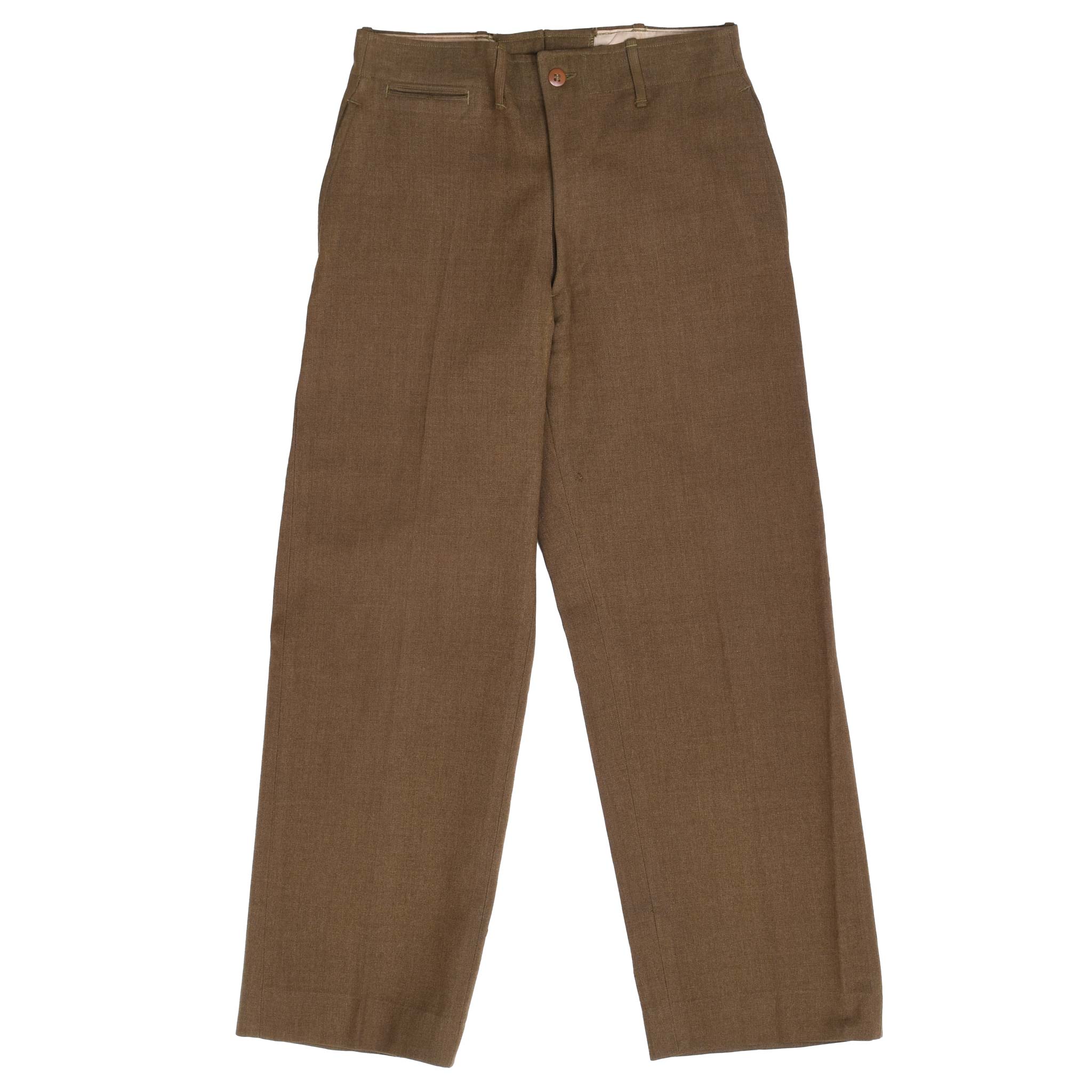 Vintage US Army Wool Trousers Pants 1941 WWII Military Uniform Size 29x29 - Authentic Reproduction for Historical Reenactment & Outdoor Adventure