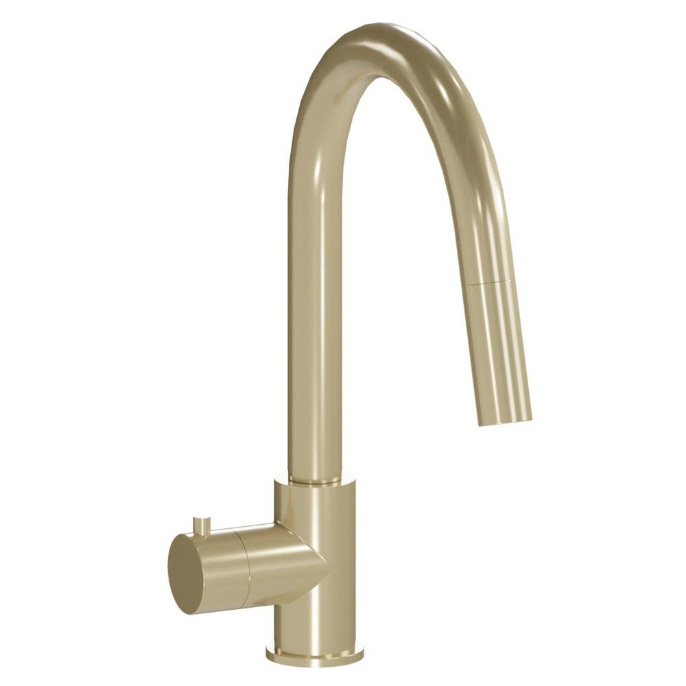 ZLINE Gemini Touchless Kitchen Faucet in Champagne Bronze - Motion Sensor Hands-Free Pull Down Sprayer for Modern Kitchens (GEM KFS CB) | Perfect for Busy Home Cooks & Commercial Use