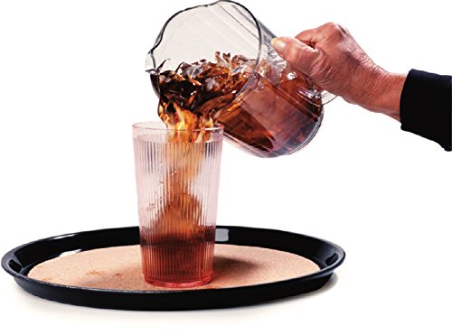 Carlisle 60oz Clear Plastic Pitcher - BPA-Free Amber Tall Pitcher for Restaurants, Catering & Commercial Kitchens - Durable 6-Pack Pitchers for Iced Tea, Lemonade, Juice & Beverage Service