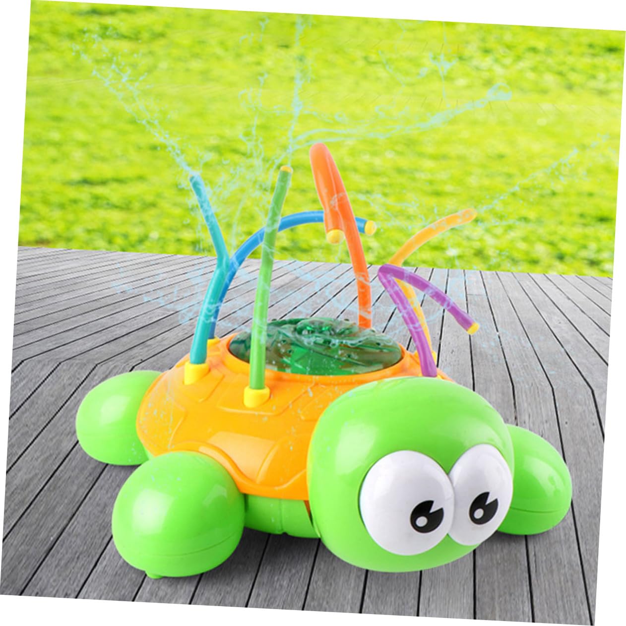 HOOTNEE 1pc Rotating Sprinkler Toy - Fun Water Sprinkler Bath Toy for Kids & Infants - Outdoor & Bathtime Water Play for Toddlers, Pool, Garden, and Backyard Activities