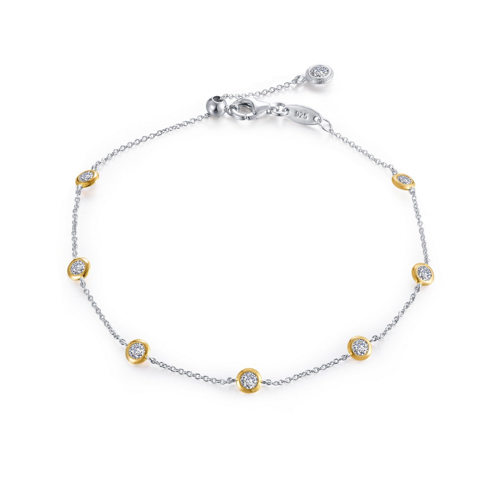 1.02 CTW Adjustable 7 Symbols of Joy Station Bracelet - Elegant Spiritual Jewelry for Women, Meaningful Gift for Birthday, Anniversary & Special Occasions - Perfect for Meditation, Yoga & Daily Wear