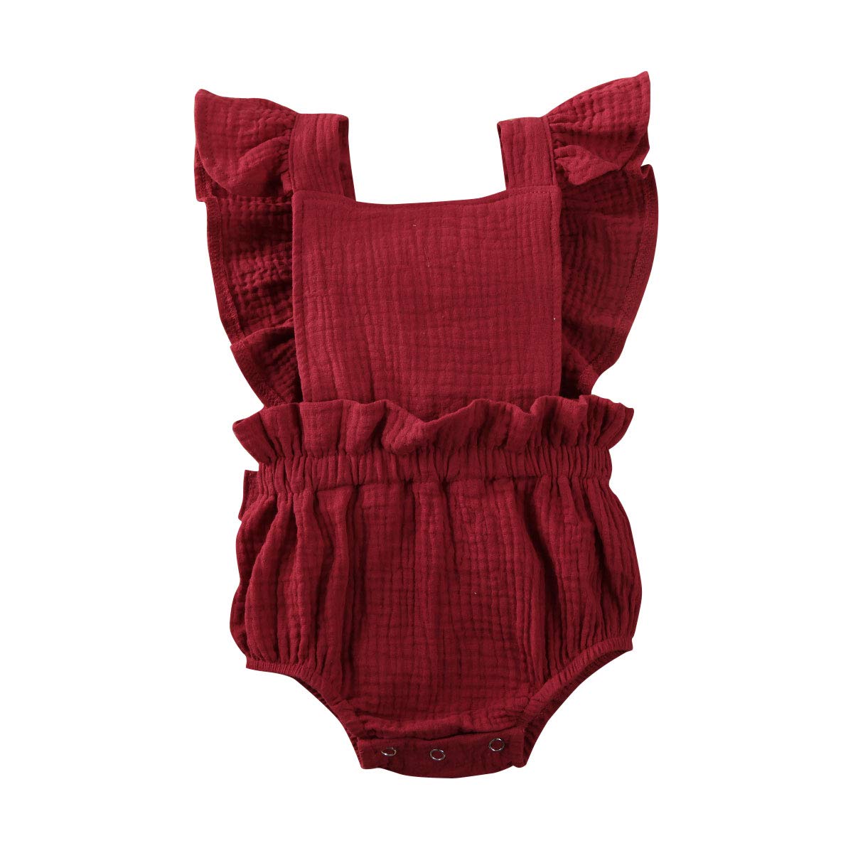 Newborn Baby Boy & Girl Romper Jumpsuits - Soft Solid One-Piece Outfits for Toddlers | Fall & Winter Infant Clothes for Playdates, Family Photos & Cozy Home Wear
