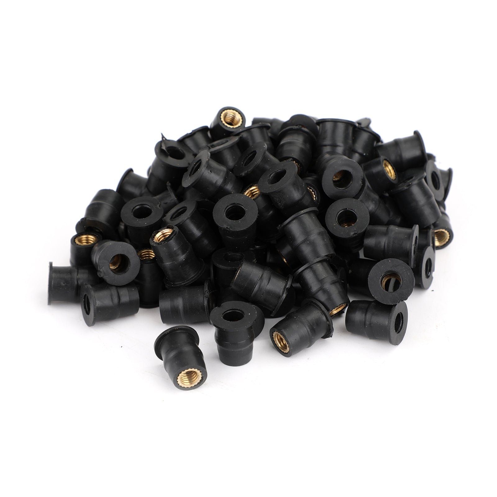 100-Pack M5 Rubber Well Nuts (5mm x 3/8