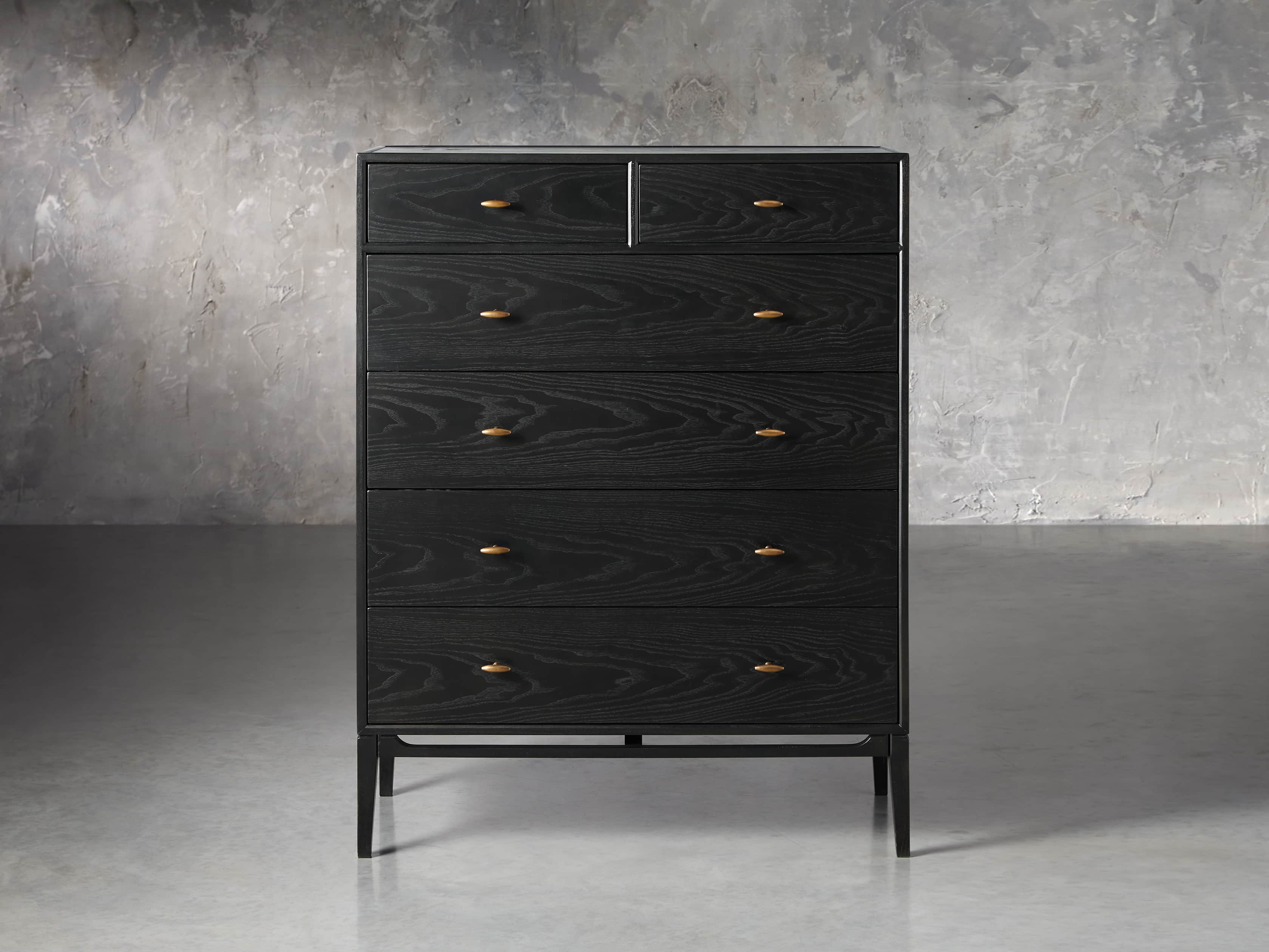 Brock 6-Drawer Dresser - Modern Wooden Chest of Drawers for Bedroom & Closet Storage Organization