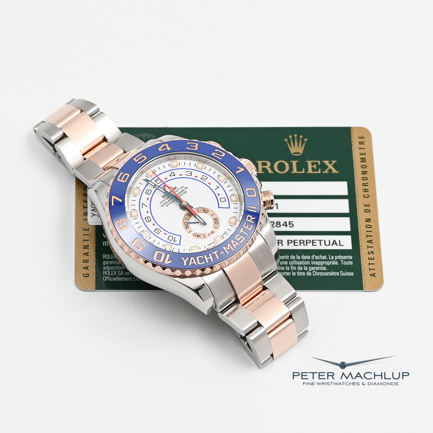Rolex Yacht-Master II 44mm Stainless Steel Men's Watch 2015 Model - Luxury Timepiece for Sailing, Diving & Special Occasions