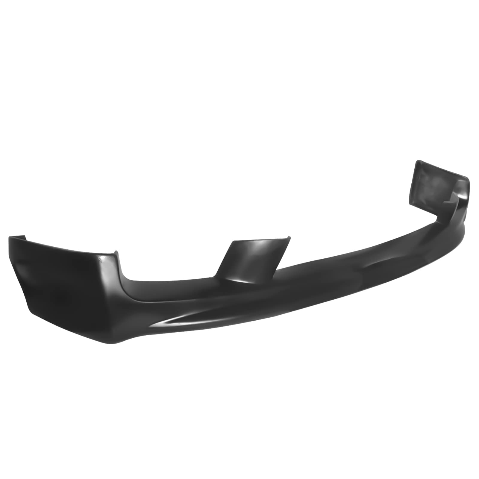 IKON MOTORSPORTS JDM Style Black PU Front Bumper Lip Spoiler Body Kit - Compatible with 2009-2011 Honda Civic 4Dr Sedan | Enhances Aerodynamics & Sporty Look | Perfect for Car Enthusiasts & Street Racing Style Upgrades