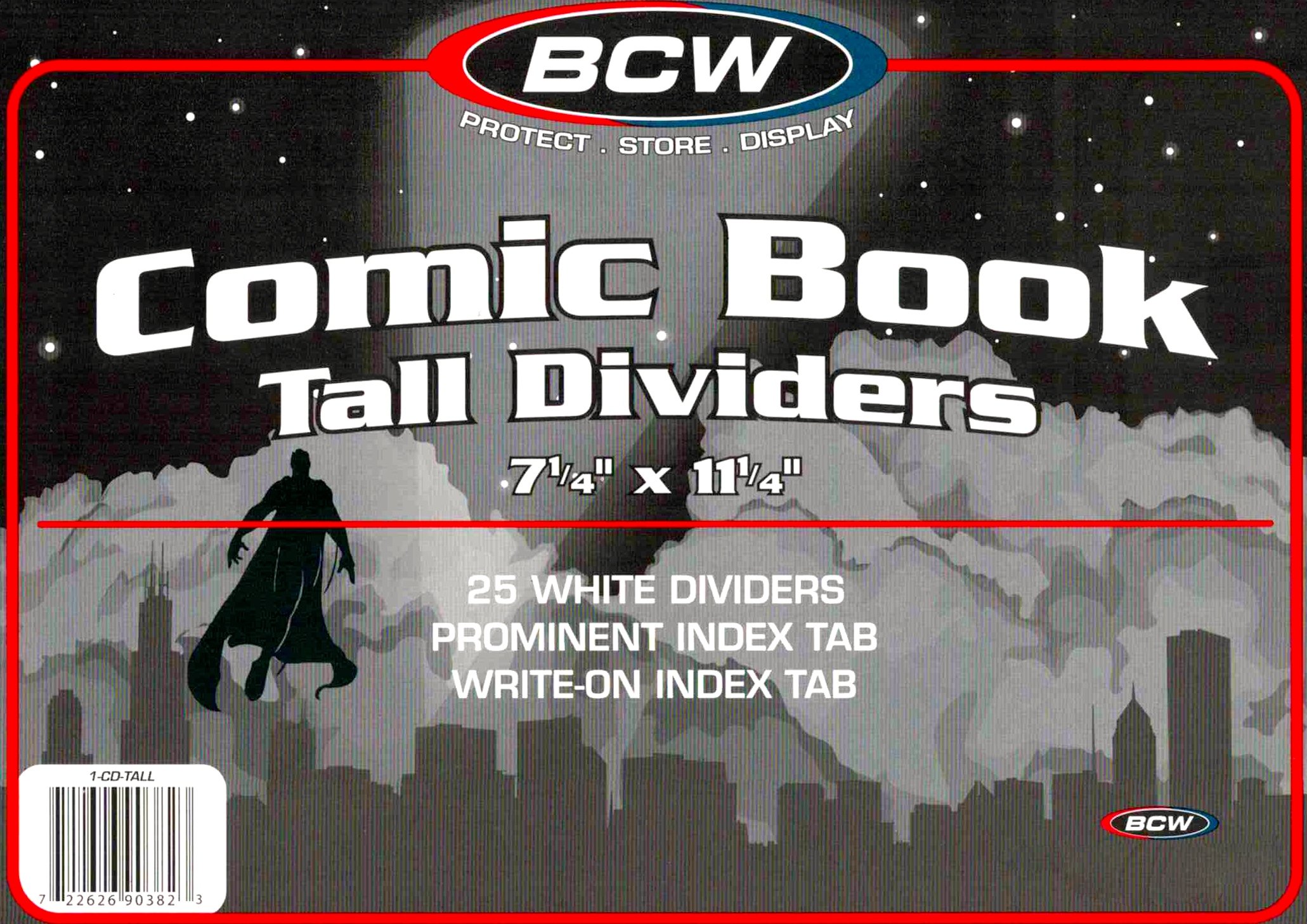 2 Packs of 25 Tall Comic Book Dividers - Acid-Free Cardboard Storage Organizers for Comic Book Boxes | Perfect for Comic Collectors & Organizing Manga Collections