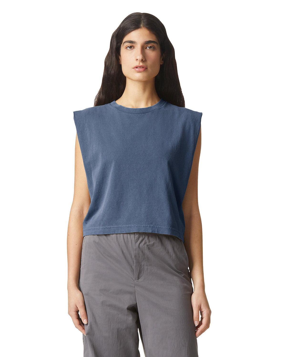 American Apparel 307GD Women's Vintage Washed Muscle Tank Top - Soft Cotton Casual Wear for Gym, Beach & Summer Outfits