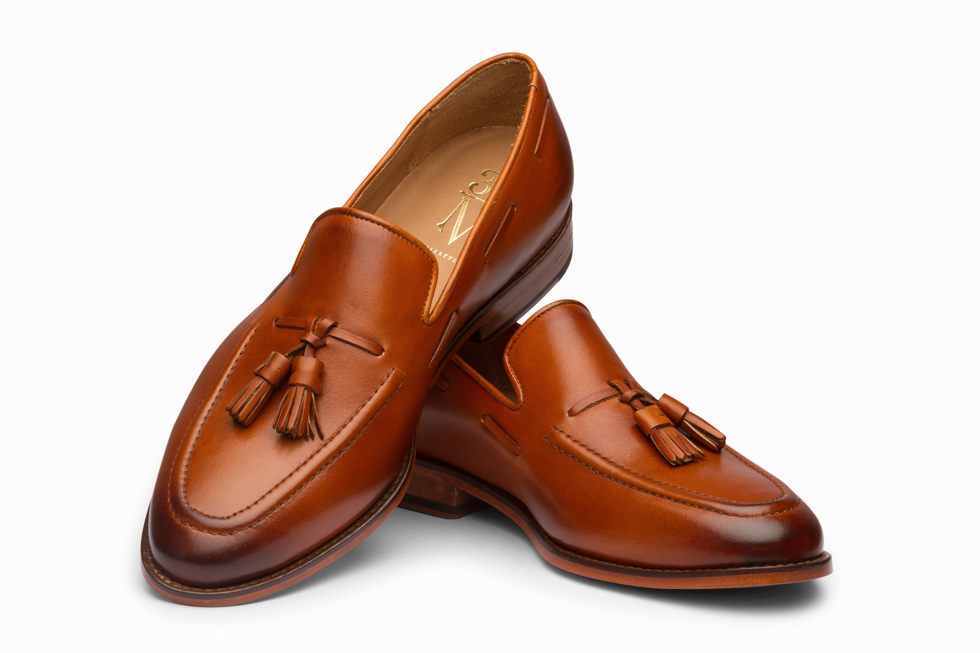 Stylish Tan Tassel Loafers for Women - Comfortable Slip-On Dress Shoes for Office, Party & Casual Wear